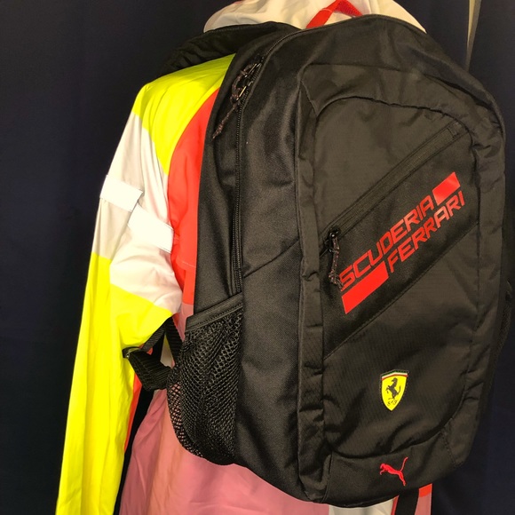 Puma Other - Ferrari PUMA Backpack Black Scuderia & Cat Logo Fanware Racing Bag
